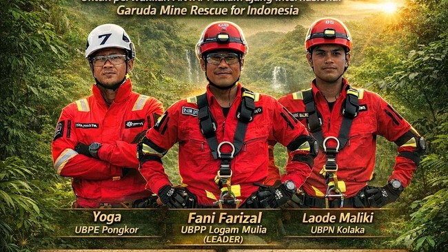 ANTAM Represents Indonesia at the International Mine Rescue Competition 2026