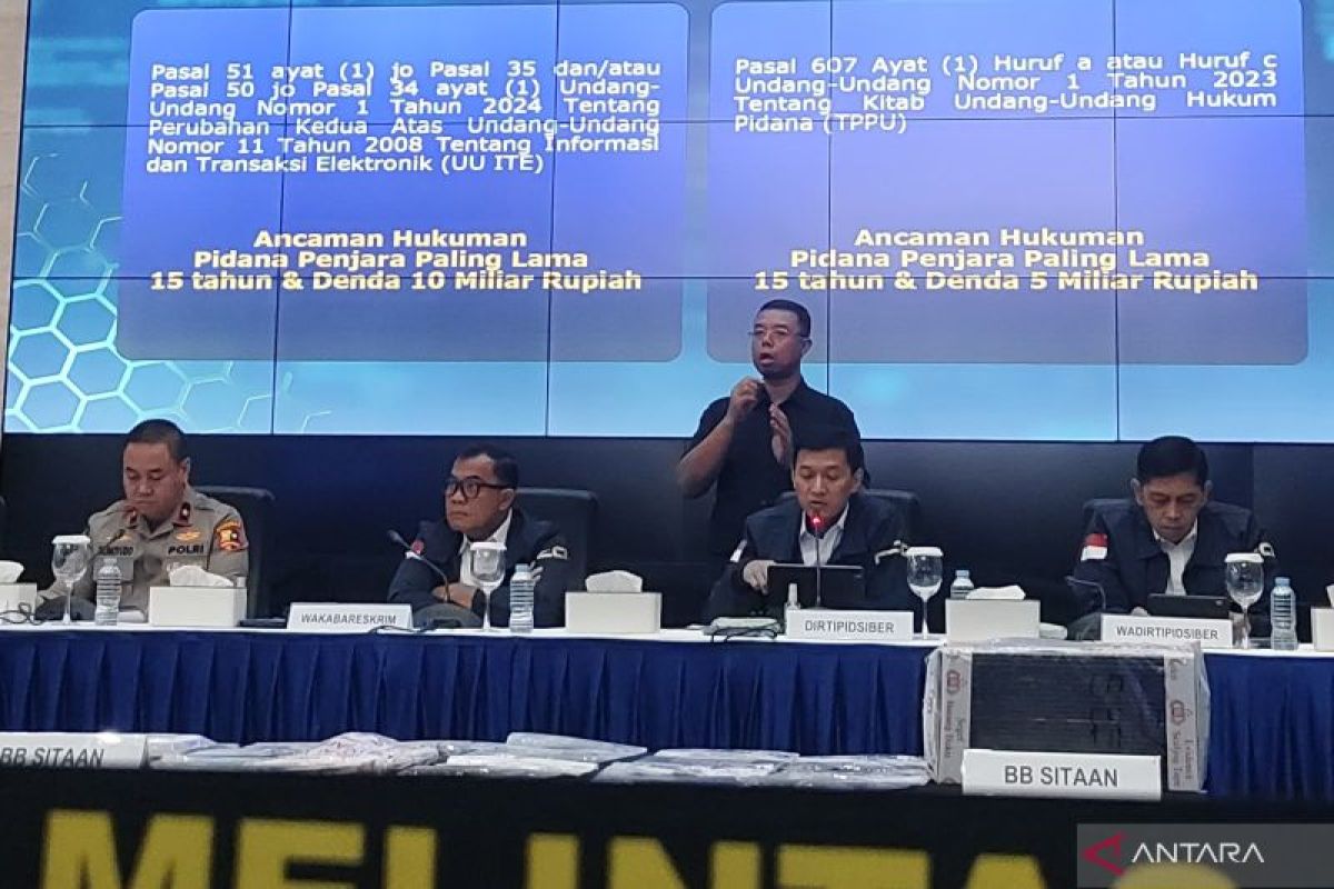 Polri Assures Stern Action Against Perpetrators in Phishing Tools Case