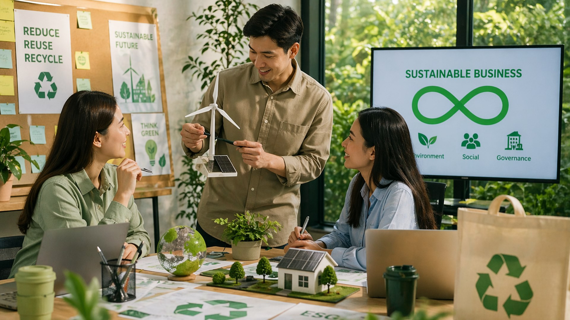 Peeking into the Potential and Opportunities of Sustainable Business - Bisnis Indonesia Premium