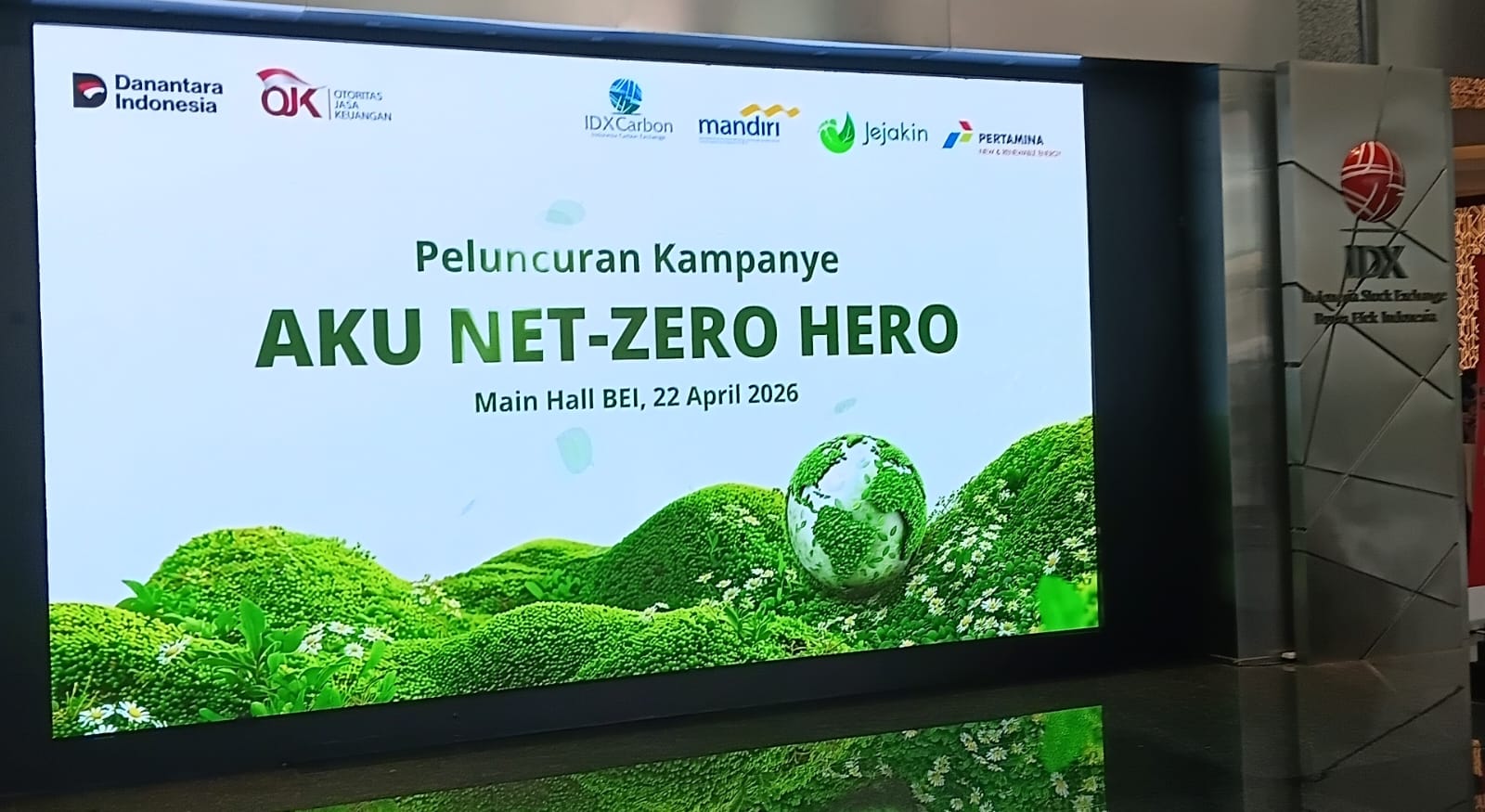 Strengthening Indonesia's Carbon Market, BEI Launches "I Am Net-Zero Hero" Campaign