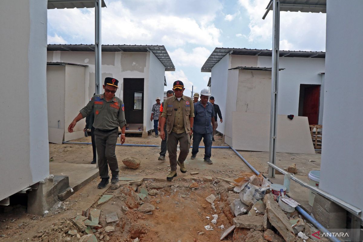 BNPB reminds developers that Aceh Tamiang temporary housing must be completed in five days