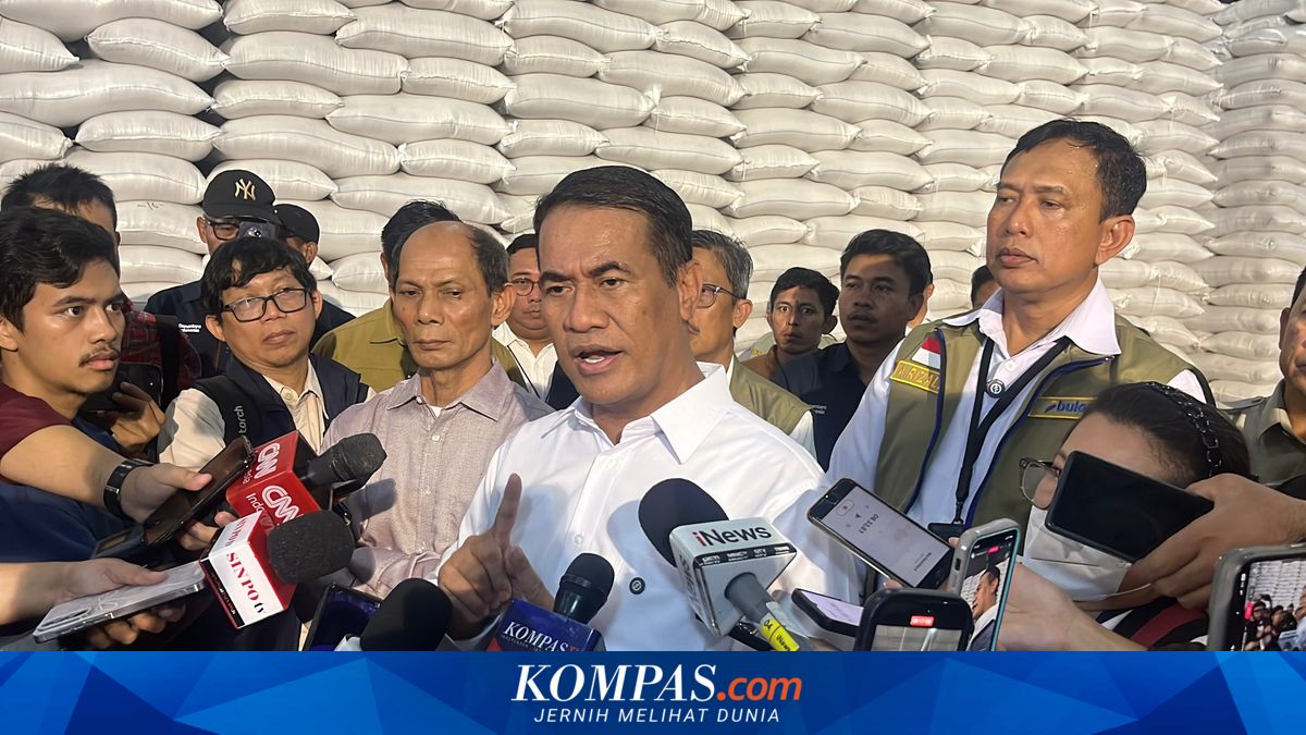 Amran Announces Bulog's Rice Stock Reaches 5 Million Tons, Highest in History