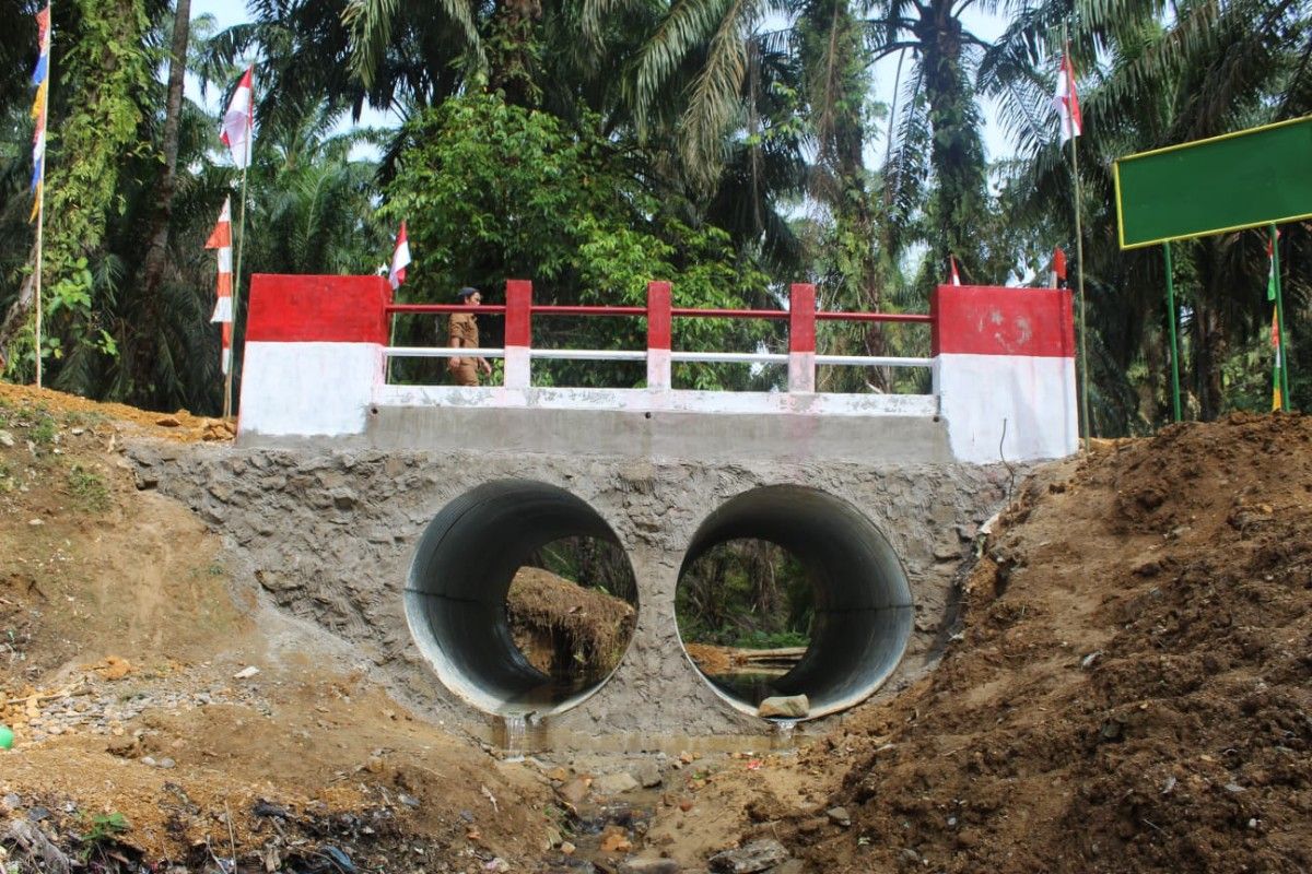 TNI completes two Armco bridges in Labura to facilitate residents' access