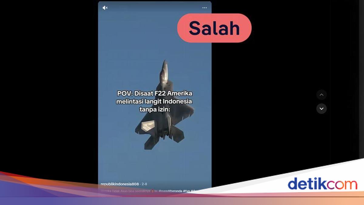 Fact Check: Claim That US F-22 Entered Indonesian Territory Without Permission