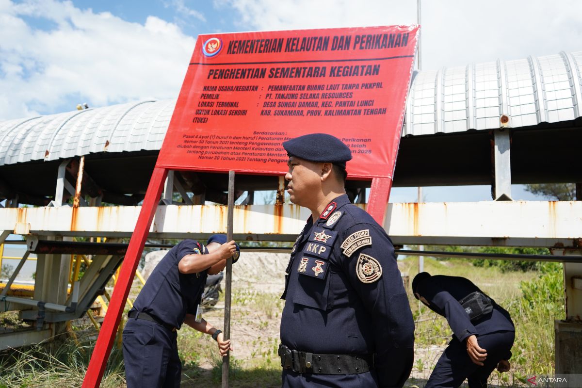 KKP halts operations of PT TSR's private terminal in Central Kalimantan