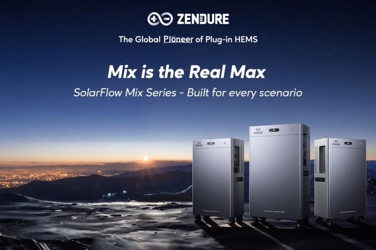 Zendure Launches SolarFlow Mix Series in Europe: Three Home Energy Storage Systems in One Platform