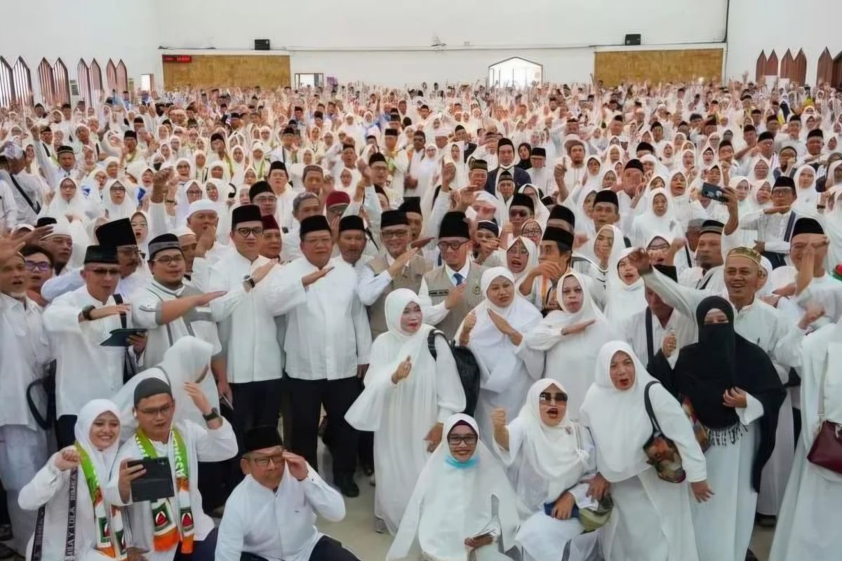 Ministry of Hajj: 441 Prospective Hajj Pilgrims from Cimahi Depart via Kertajati on 27 April