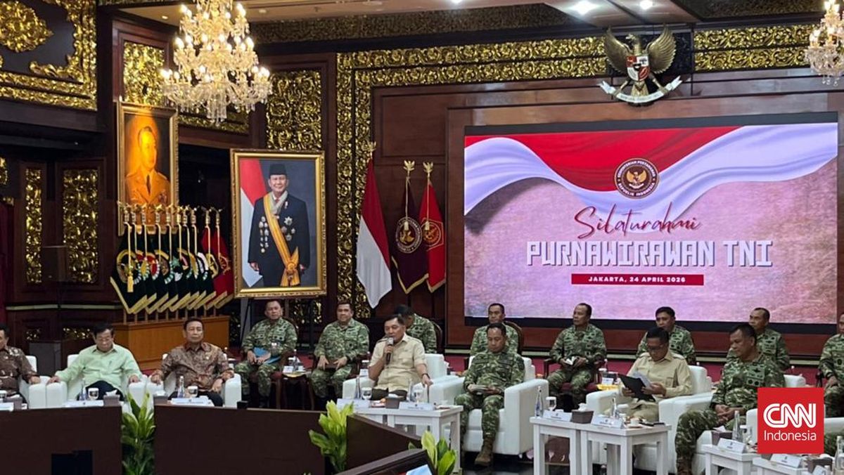 List of Former TNI Commanders Gather at Ministry of Defence, from Wiranto to Gatot