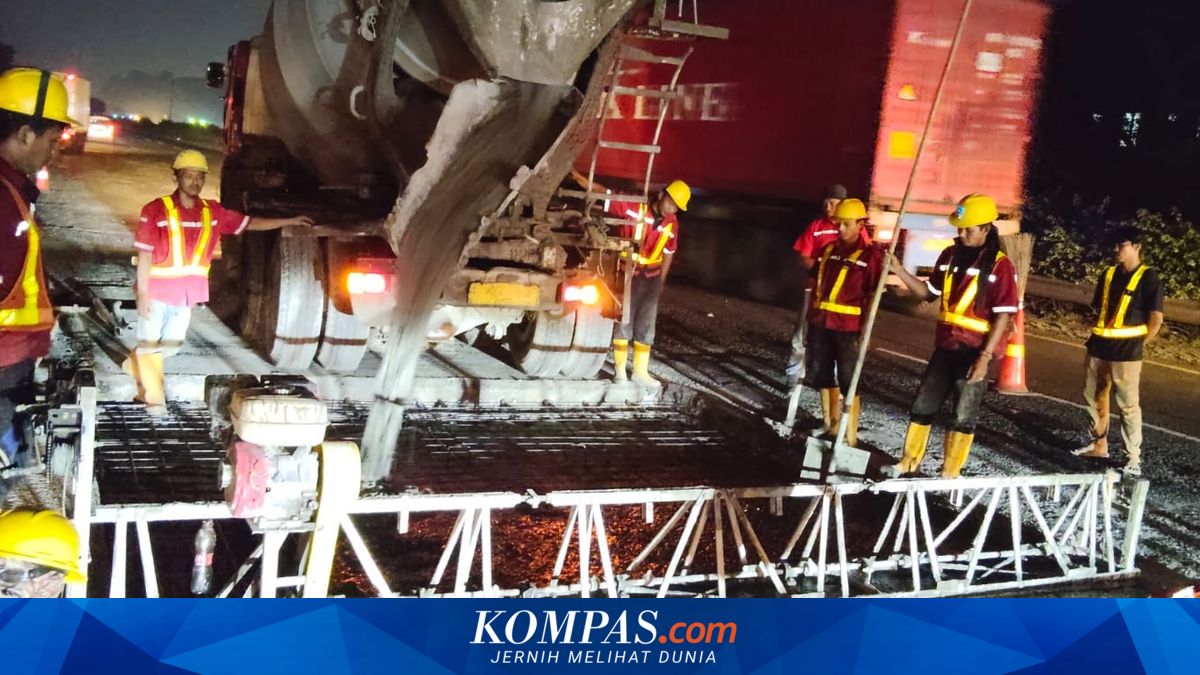 Beware of Traffic Jams: Repairs on Jakarta-Tangerang Toll Road Underway at Several Points