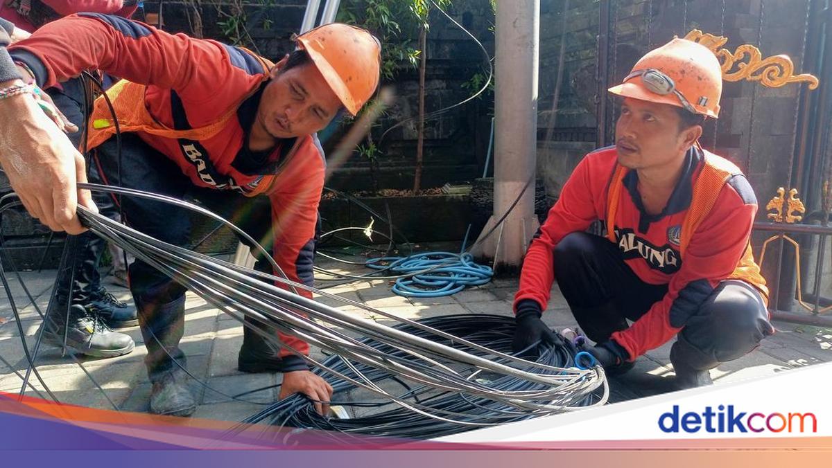 Tangled Cables Cracked Down On, Stubborn Providers in Badung Face Rp 50 Million Fine