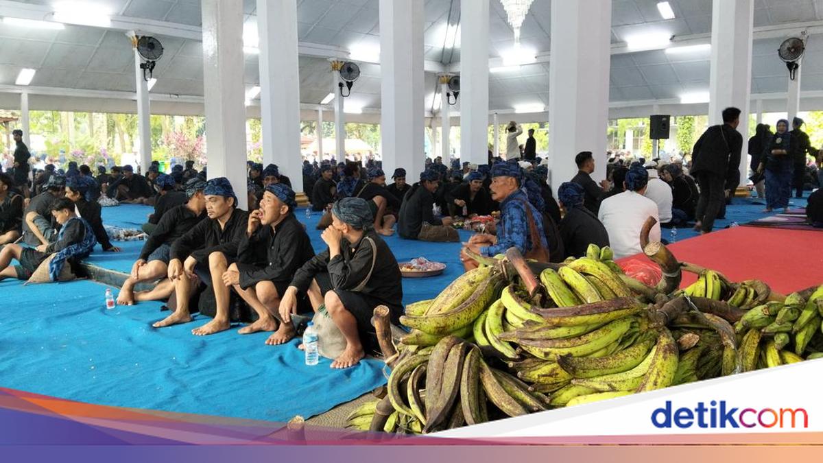 1,515 Baduy Villagers Walk 40 Km to Lebak Regent's Office Carrying Agricultural Produce