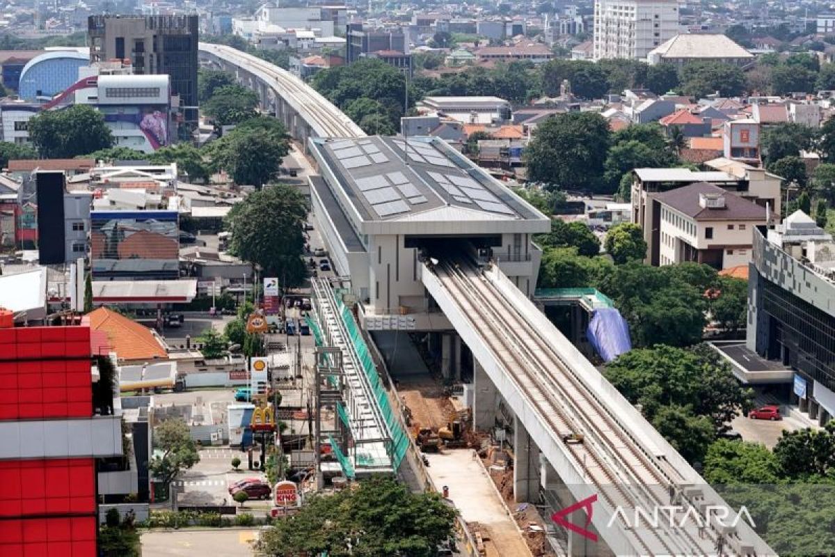 Nearing Completion, Jakarta LRT Phase 1B Progress Reaches 91 Percent