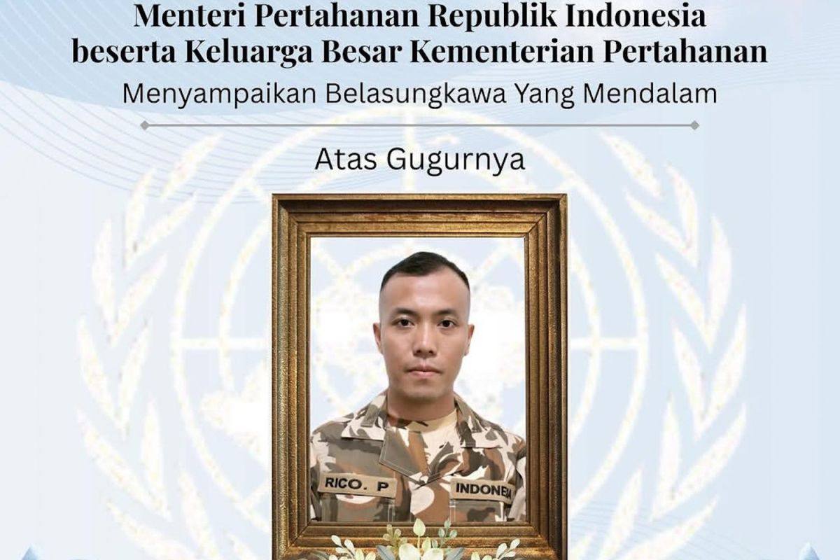 Sergeant Rico, the Second TNI Personnel to Fall in Israeli Attack on 29 March