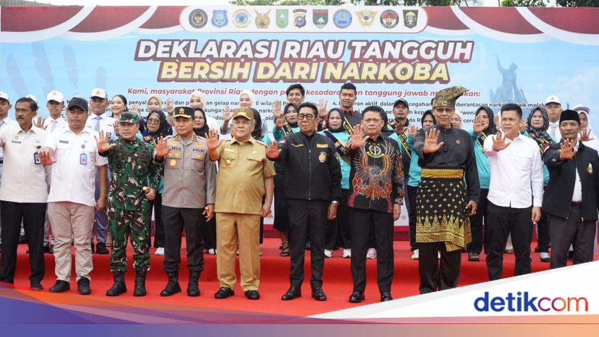 Anti-Drug Task Force Officially Established, Riau Mobilises in Unison Against NAPZA