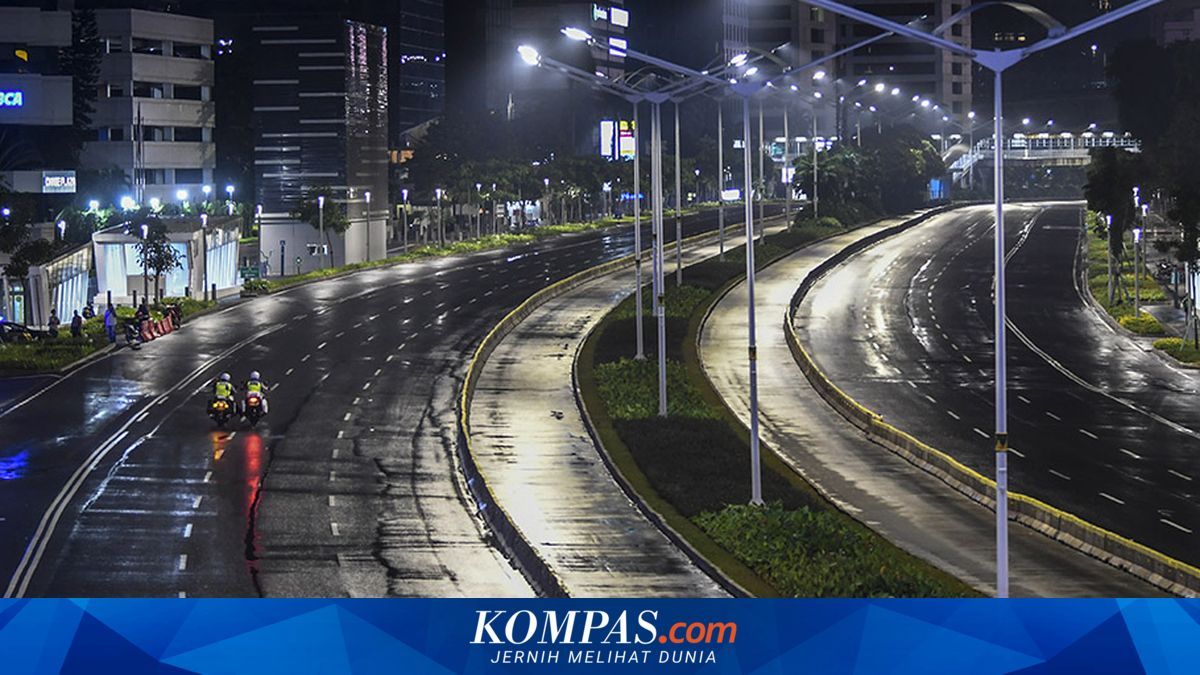 List of Jakarta Roads Affected by One-Hour Lamp Blackout Tonight
