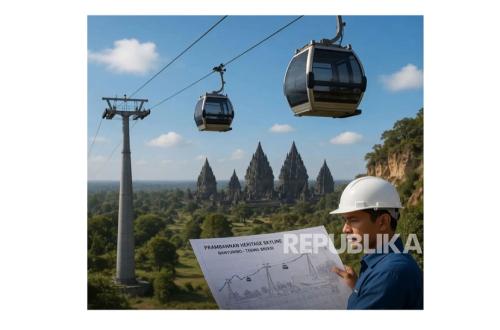 Prambanan Temple Area to Feature Cable Car Installation, Sleman Regency Prepares Rp200 Billion