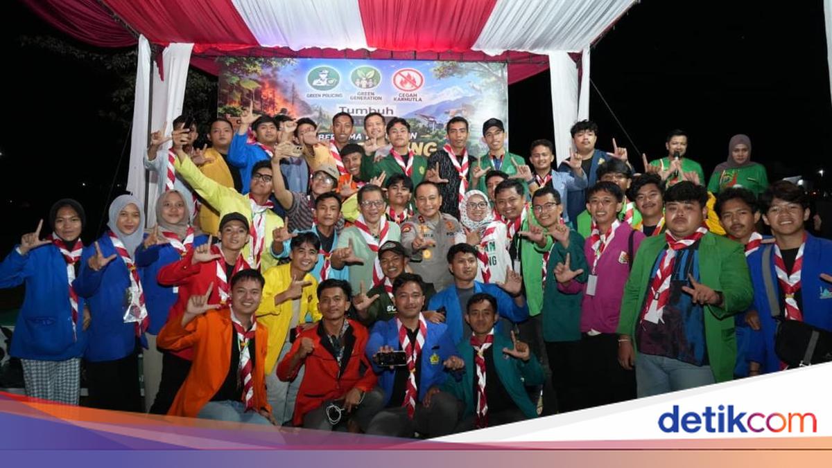National Student Camping in Riau: Police and Students Unite Against Forest Fires and Drugs
