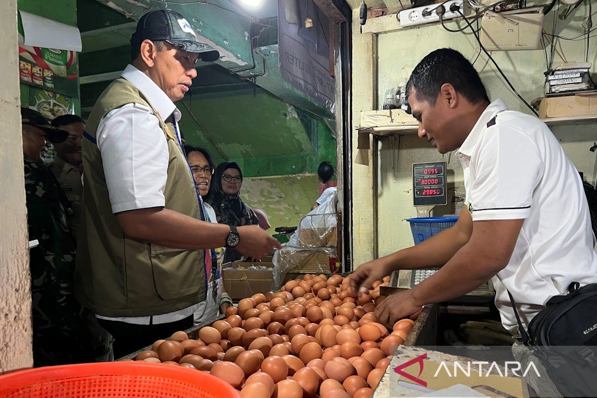 PIHPS: Chicken egg price Rp31,950/kg, shallots Rp46,100/kg
