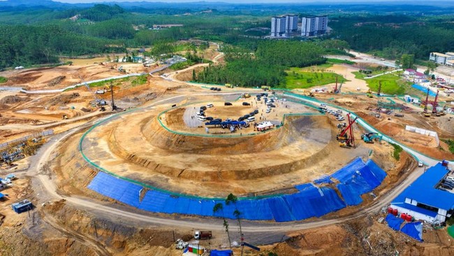 View of the Land in IKN Where the MPR-DPR Building Will Be Constructed