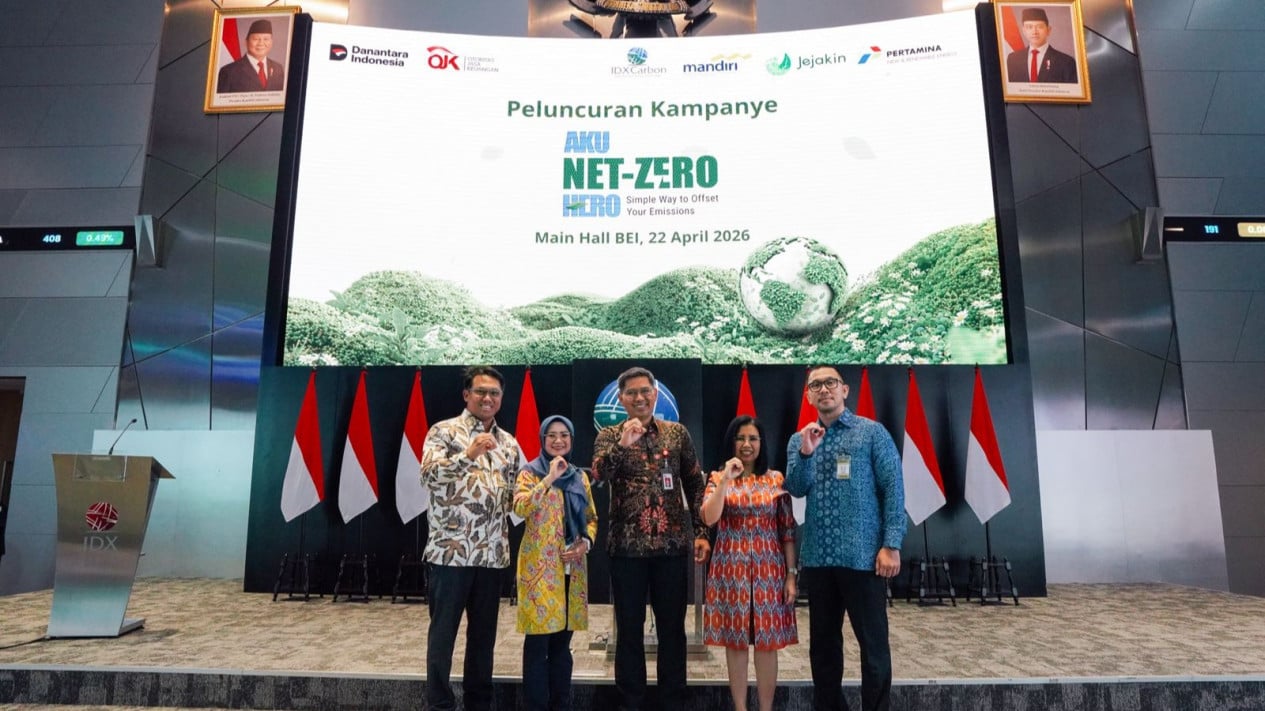 Pertamina NRE Supports IDXCarbon's "I Am Net-Zero Hero" Campaign, Provides Carbon Credits