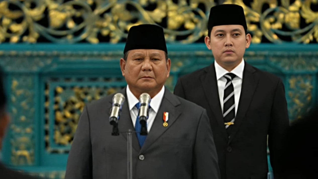 Prabowo Reportedly Set to Reshuffle Cabinet Again Today
