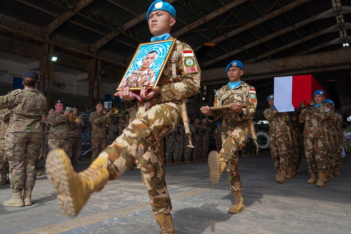 UNIFIL Pays Final Tribute to Corporal Rico Pramudia in Lebanon