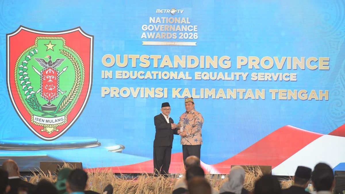 Central Kalimantan Receives Education Recognition at National Governance Awards 2026