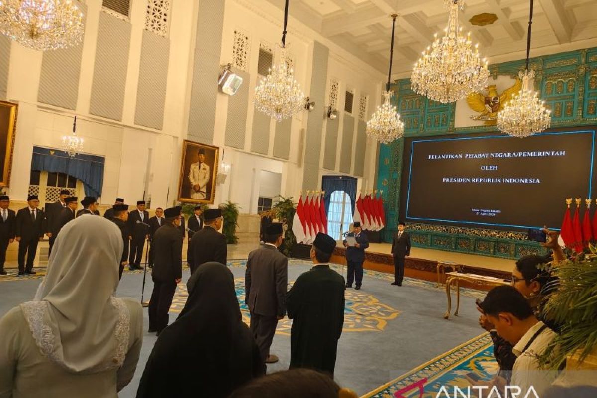 Dudung Abdurachman Officially Sworn in as Presidential Chief of Staff