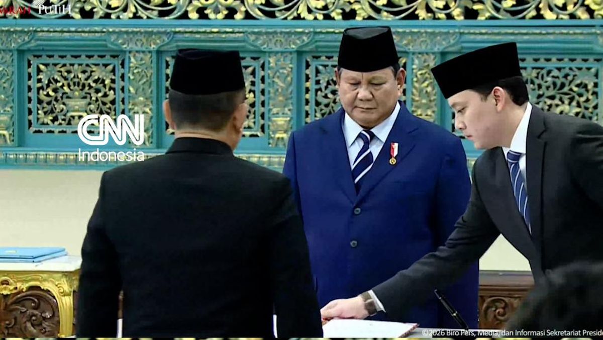 List of Red and White Cabinet Reshuffle Appointed by Prabowo