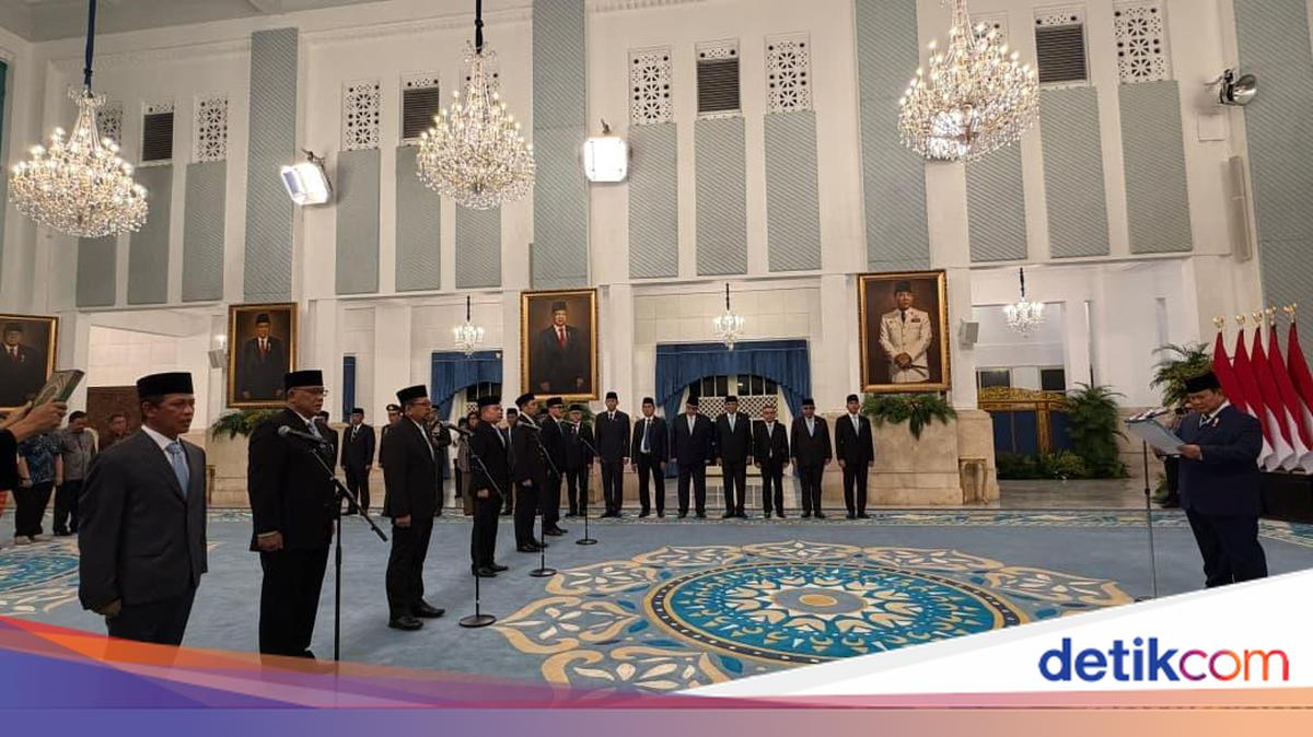 Cabinet Reshuffle Today: Profiles of 6 Officials Sworn in by Prabowo