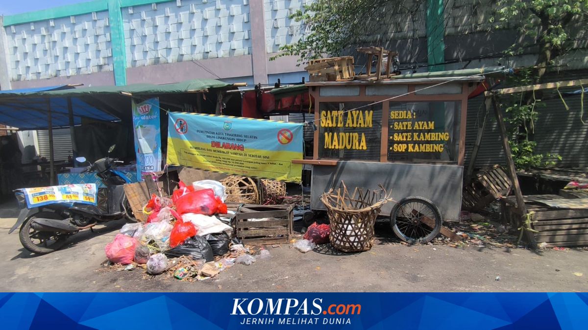 Just One Day After Collection, Rubbish Piles Up Again on Jalan Pemuda in Ciputat, Tangsel
