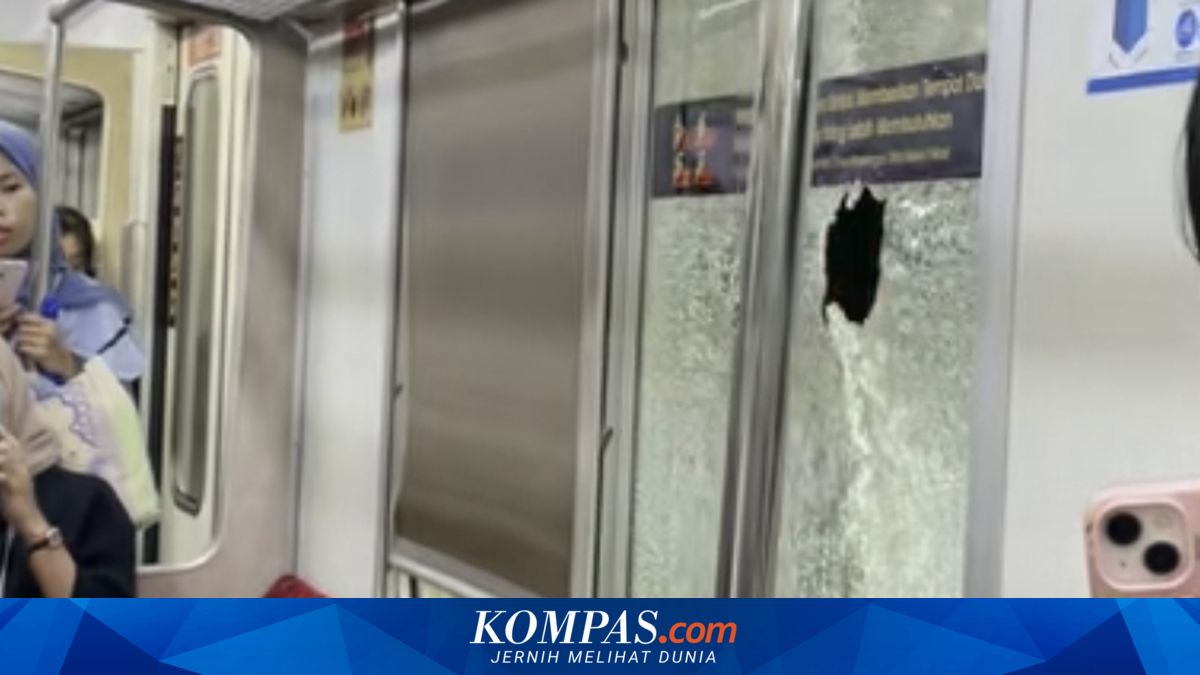 KRL Window Shattered After Being Hit by Stone, Incident Occurs on Duri–Tangerang Line