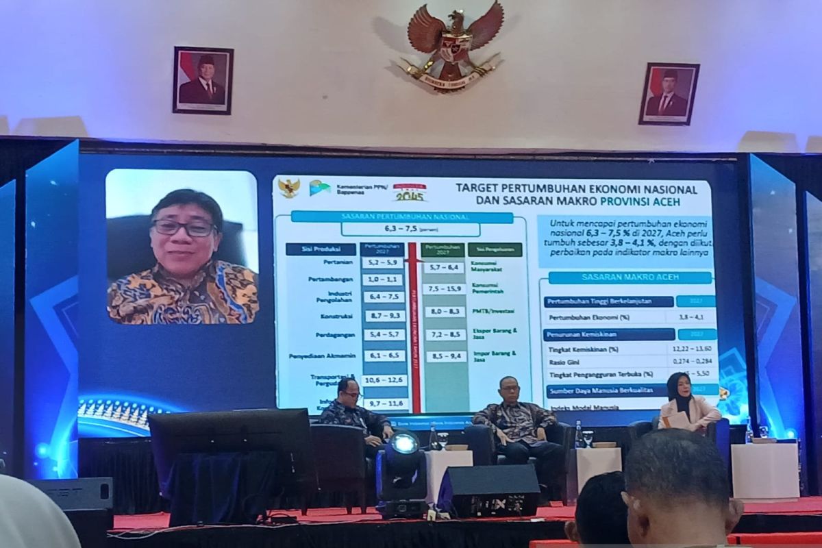 Bappenas: Aceh's Economic Recovery Focused on Productive Sectors