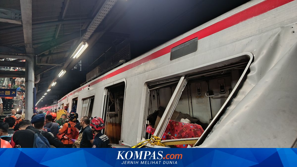 25 Long-Distance Trains Cancelled Due to KRL and Argo Bromo Anggrek Train Accident