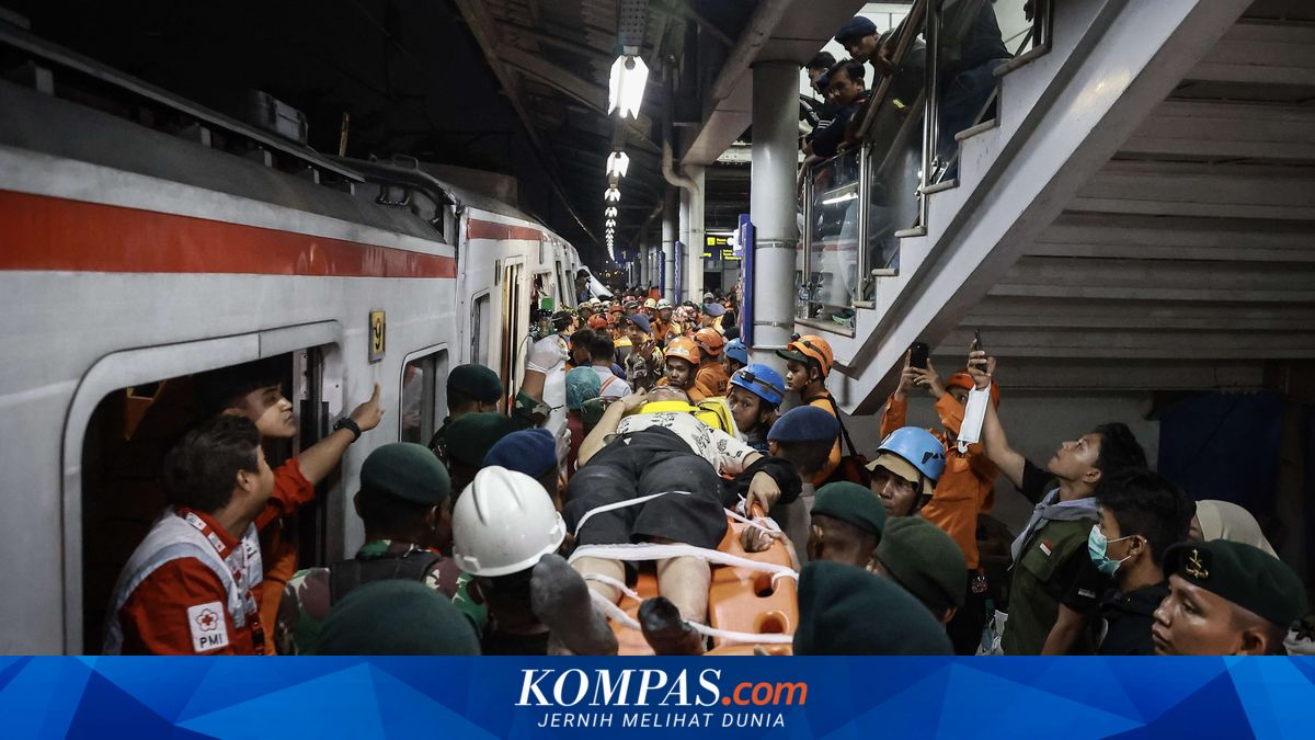 UPDATE 07:00: Death Toll from Train Accident in East Bekasi Rises to 7 People