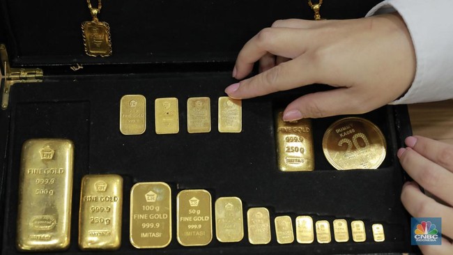 Antam Precious Metal Gold Price Rises by Rp 5,000 Today