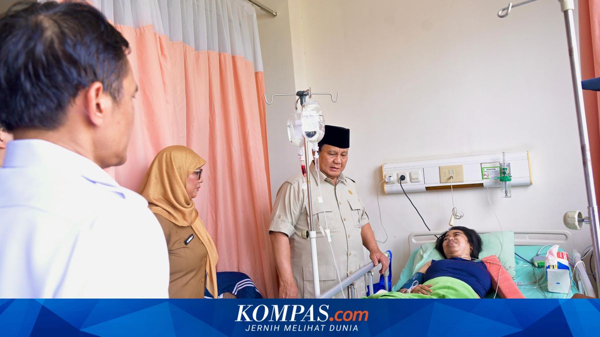 Prabowo Meets Victims of Bekasi Timur Train Incident, Promises Thorough Investigation