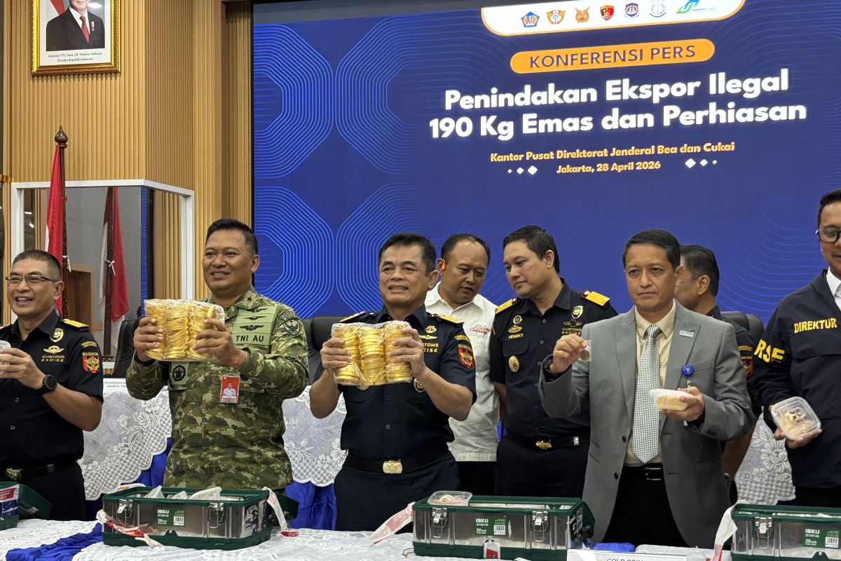 Customs Thwarts Illegal Gold Export, Prevents State Loss of Rp41 Billion