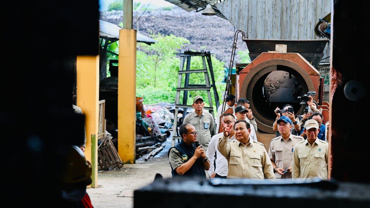 Prabowo Inspects TPST BLE in Banyumas, Says It Can Serve as a Model for Modern Waste Management