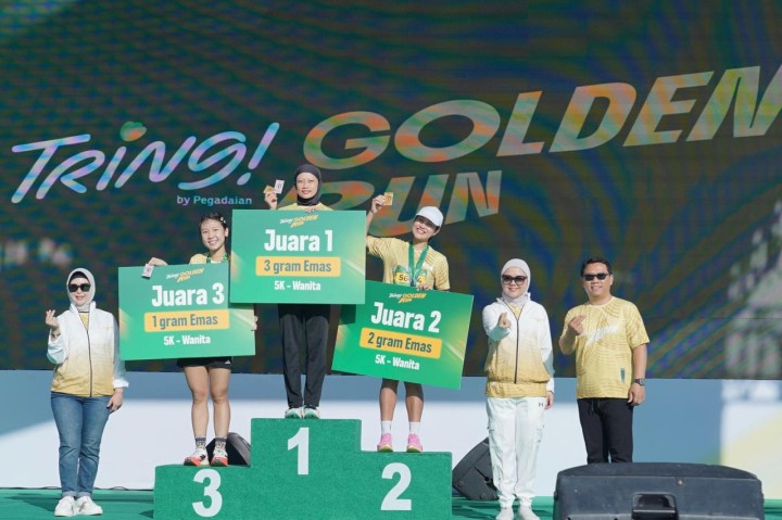 Pegadaian Successfully Hosts Tring! Golden Run 2026