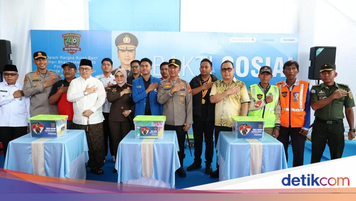 Welcoming Bhayangkara Day, Sumsel Police Chief Inaugurates SPKT and Distributes Aid
