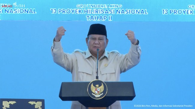 Prabowo Inaugurates Construction of 13 Downstreaming Projects, Here is the List