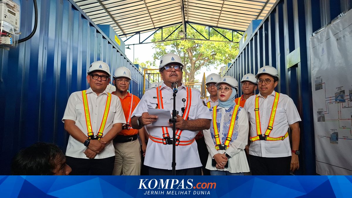 Rano Karno Inaugurates Portable Water Treatment Facility in West Jakarta's Semanan, Solution for Clean Water Needs