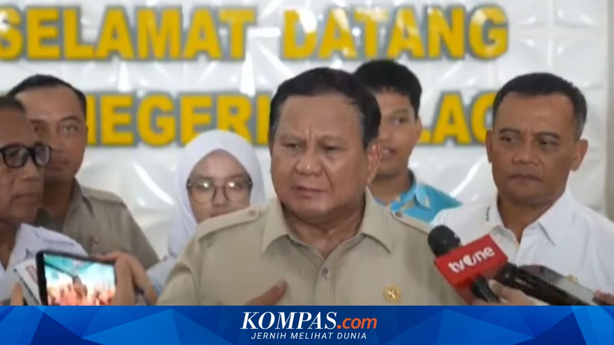 Prabowo Says Schoolchildren Like MBG: It Saves Their Money