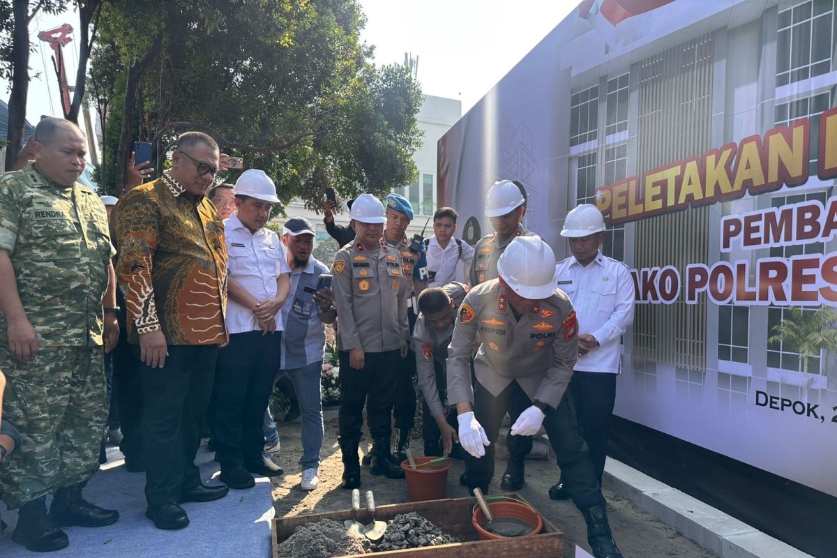 Police Chief: Construction of Depok Police Resort Headquarters a Momentum to Enhance Public Services