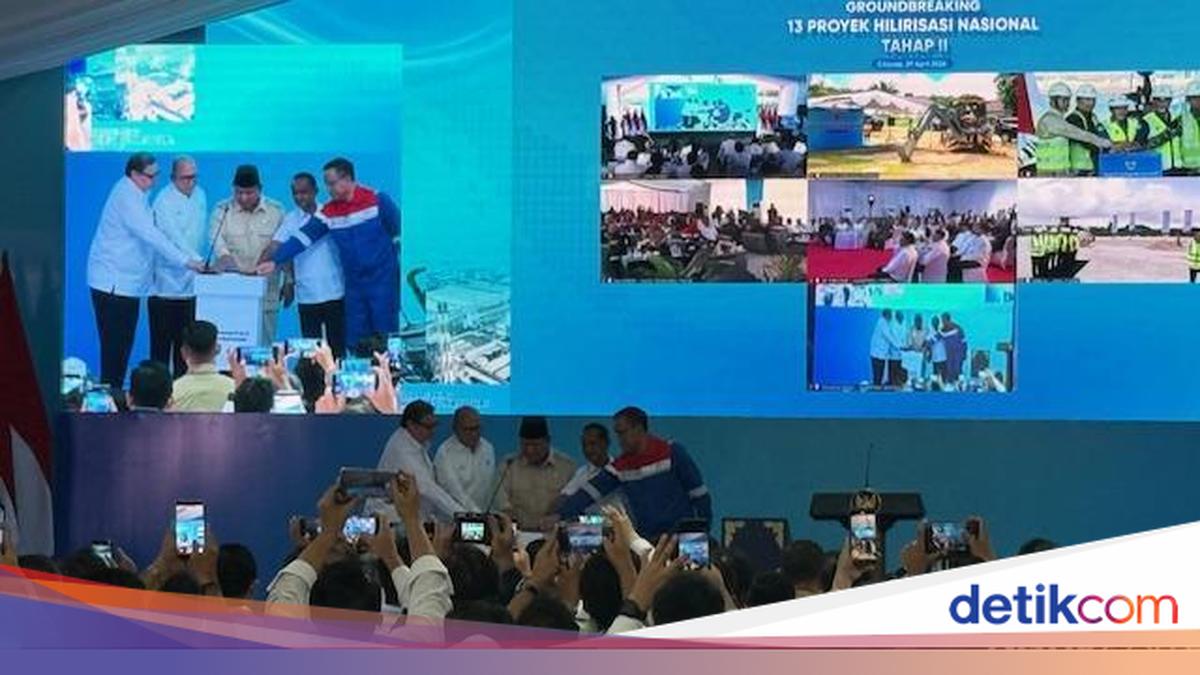 Prabowo Breaks Ground on 13 Downstream Projects from Refineries to Fuel Tanks