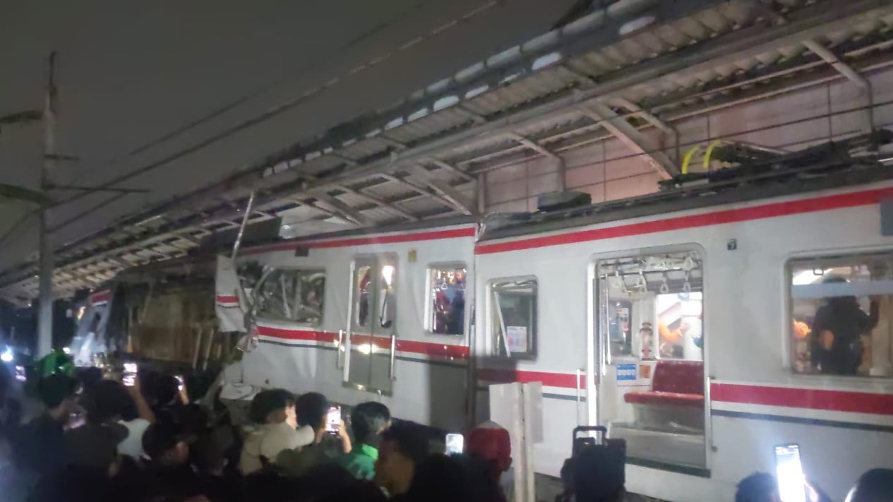 Police Deploy Two Advanced Tools for Analysing Train Crash Scene in East Bekasi