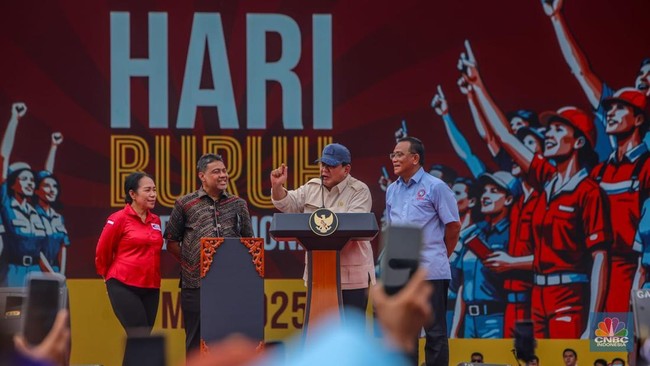 50,000 Workers to Gather at Monas, Bringing These Demands to Prabowo