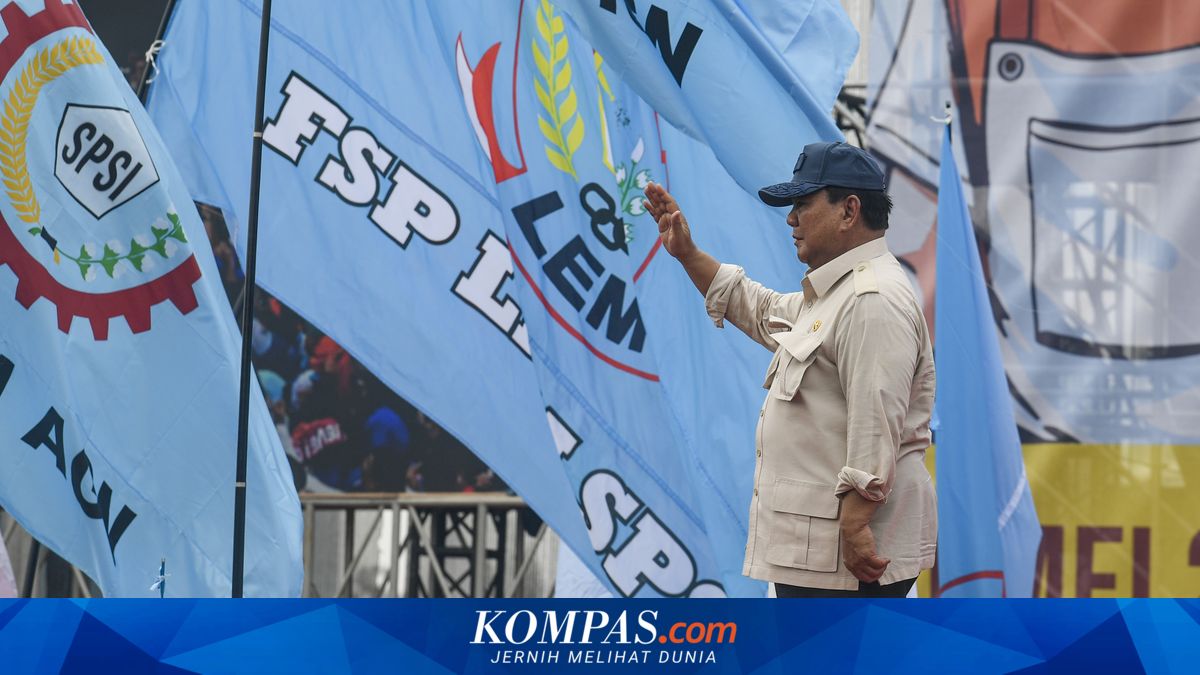 Prabowo to Attend May Day at Monas, Said to Signal Government Standing with Workers
