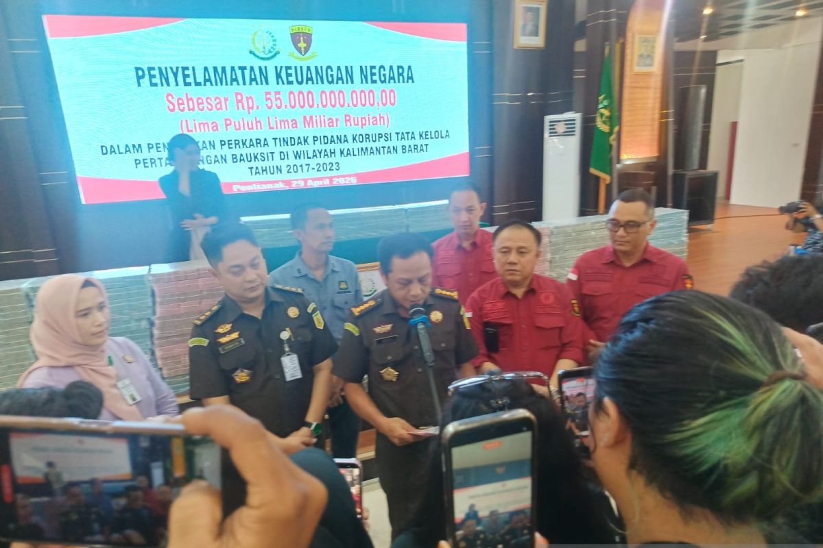 West Kalimantan Attorney General's Office recovers additional Rp55 billion from bauxite case
